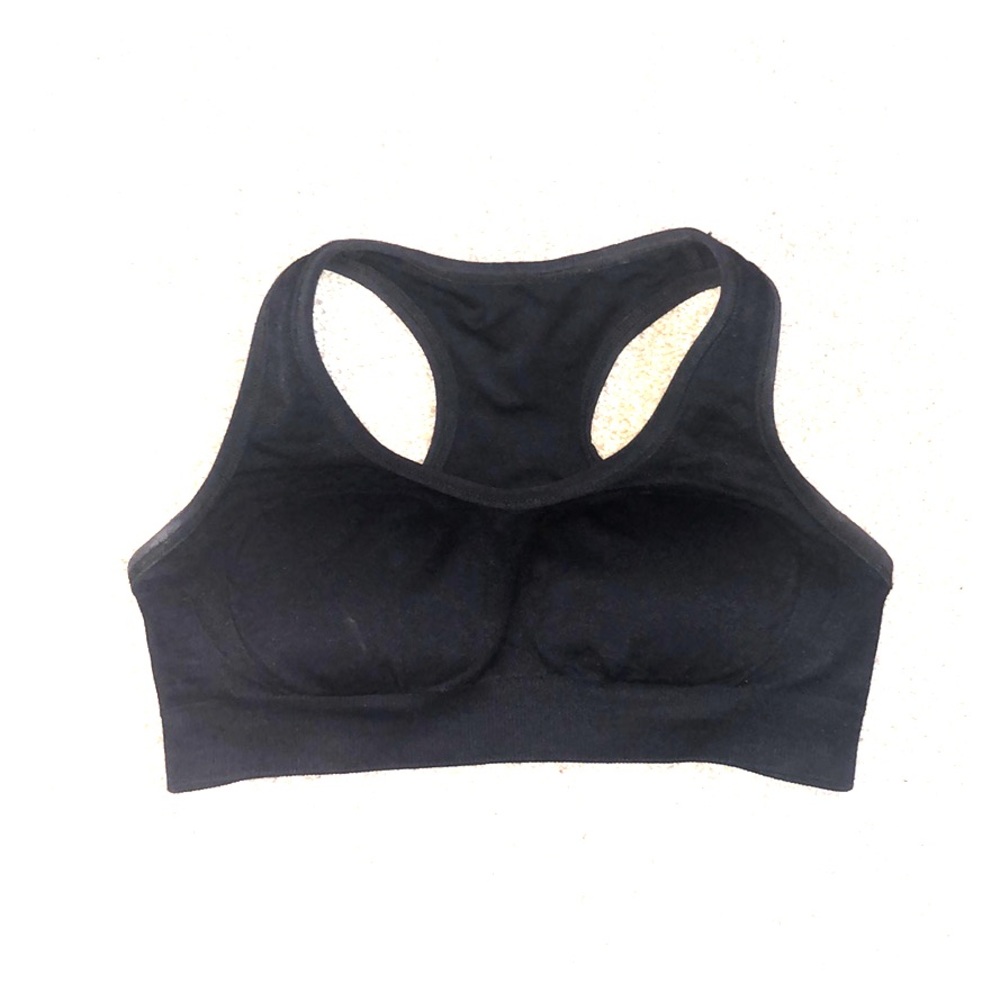 Black sports bra